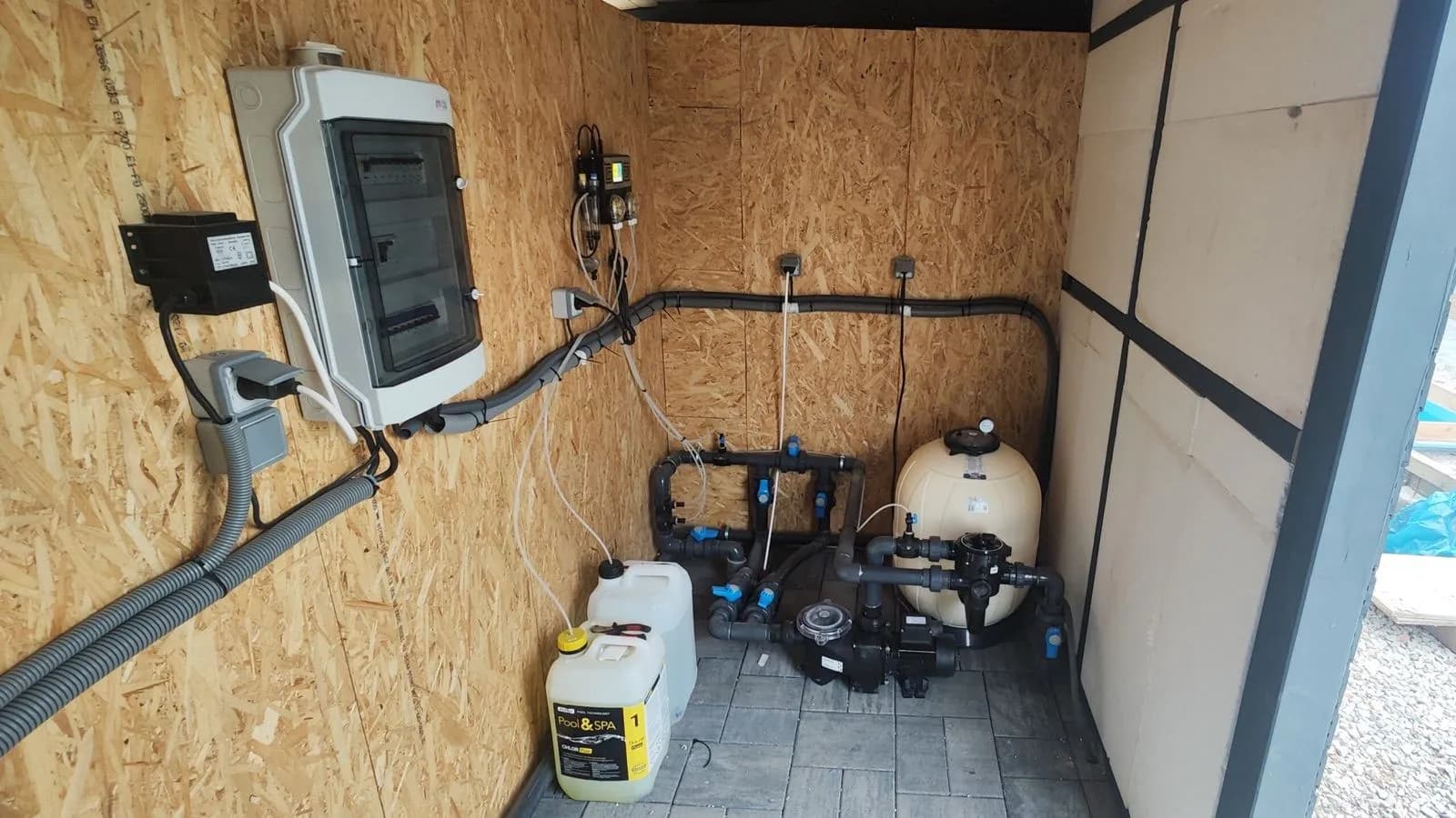 Technická miestnosť s novou technológiou