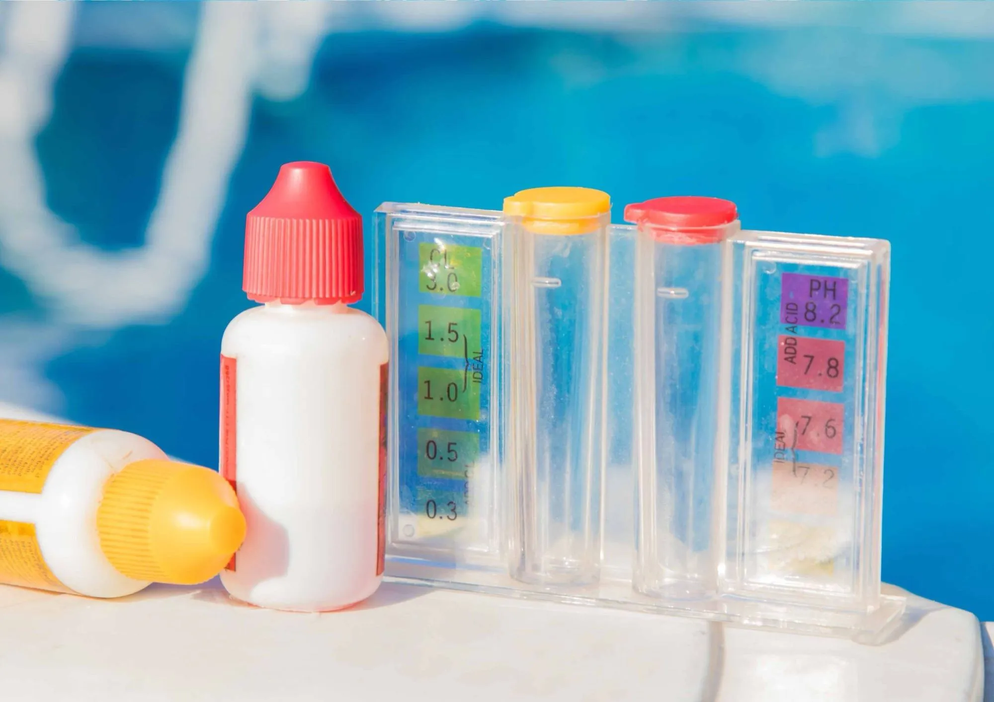 Testovanie kvality bazénovej vody
